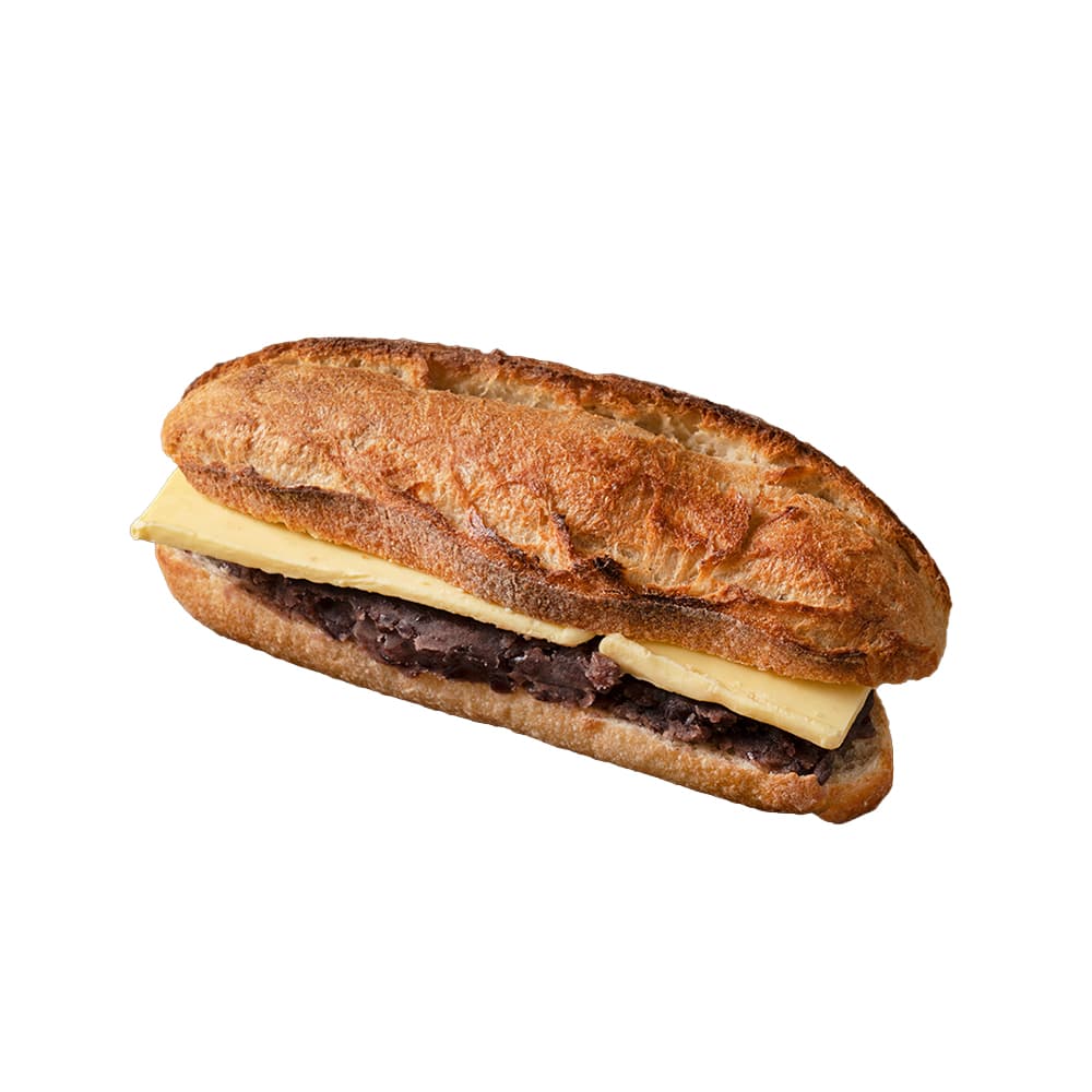 Red Bean Butter Baguette