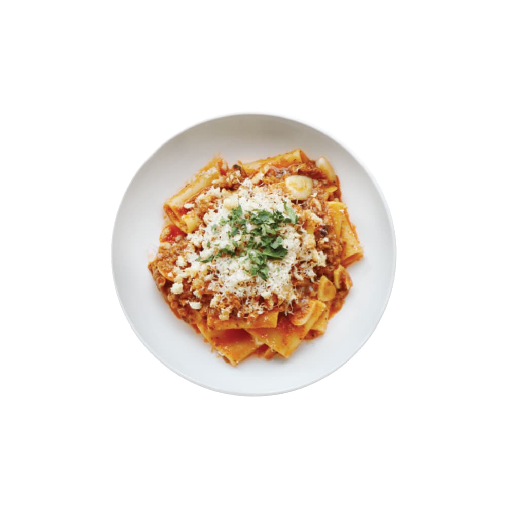 Korean Beef Ragu Pasta