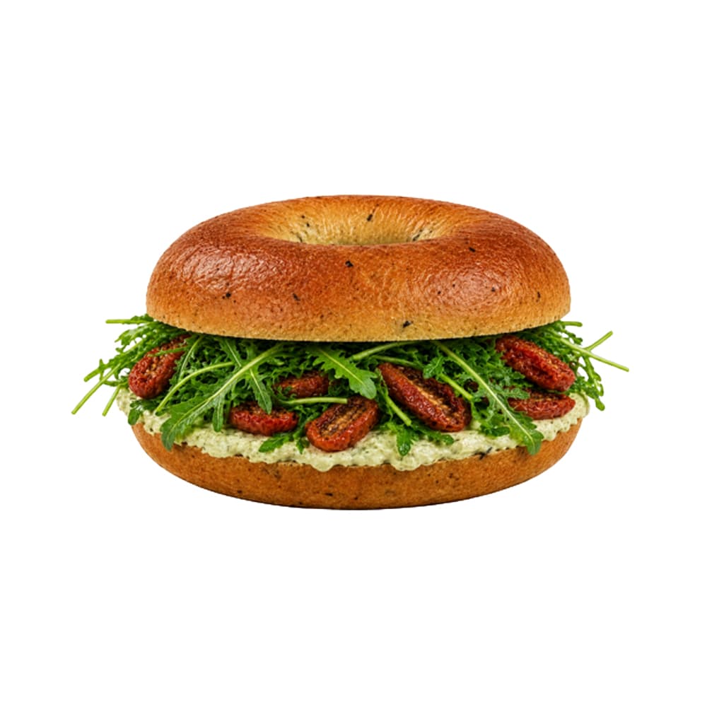 Arugula Tomato Sand Bagel